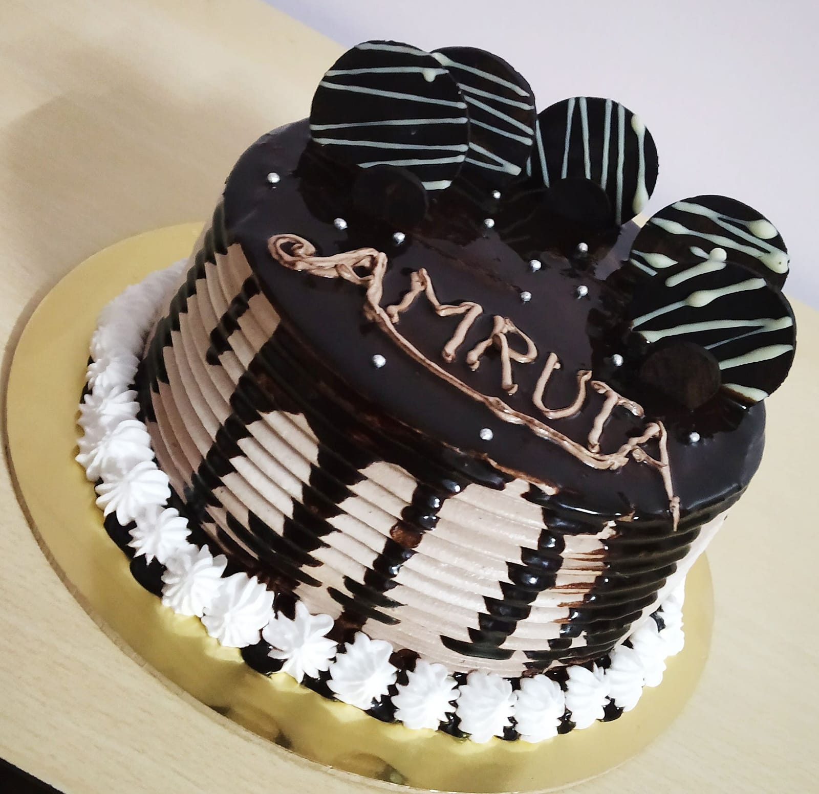 Chocolate Cream Celebration Cake