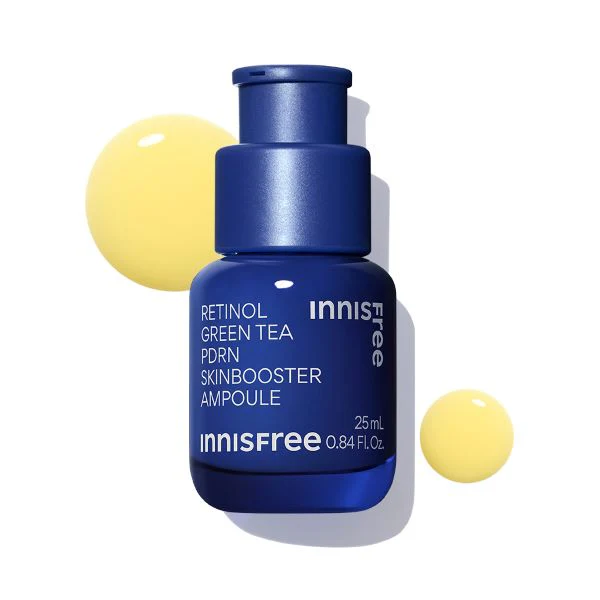 Innisfree Retinol Green Tea PDRN Skin Booster Ampoule