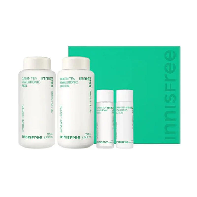 Innisfree Green Tea Hyaluronic Skincare Set