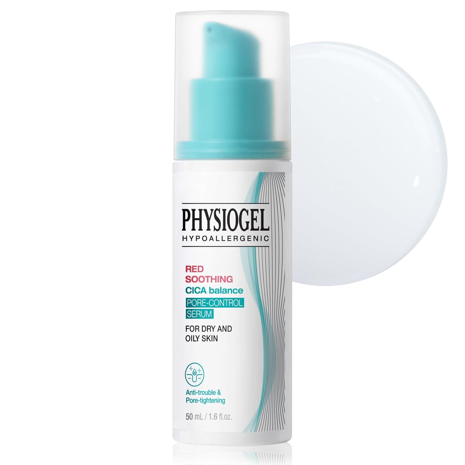 Physiogel Hypoallergenic Red Soothing Cica Balance Pore-Control Serum