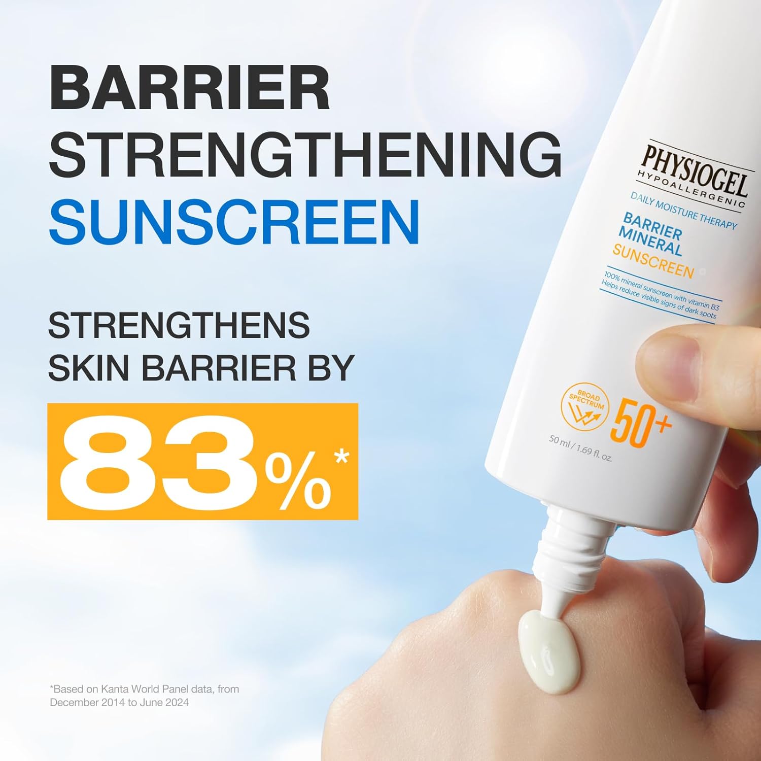 Physiogel Barrier Mineral Sunscreen SPF 50+