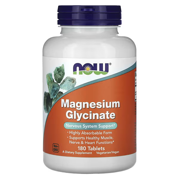 Now Foods Magnesium Glycinate Tablets
