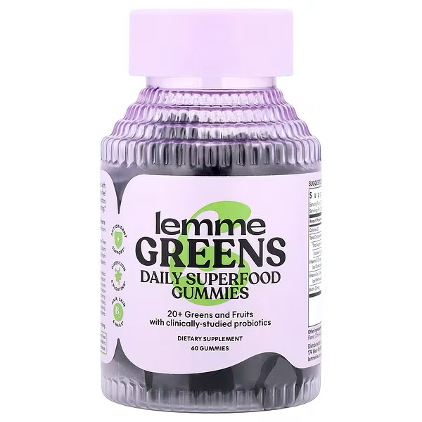 Lemme Greens Daily Superfood Gummies