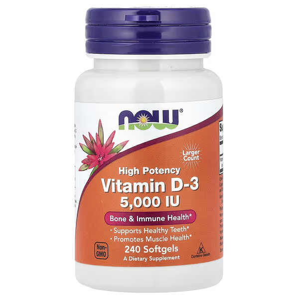 Vitamin D-3 5000 IU Softgels