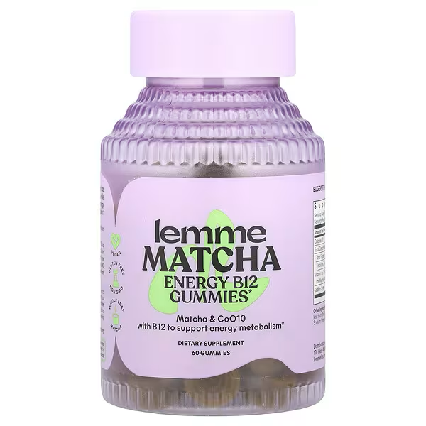 Lemme Matcha Energy B12 Gummies