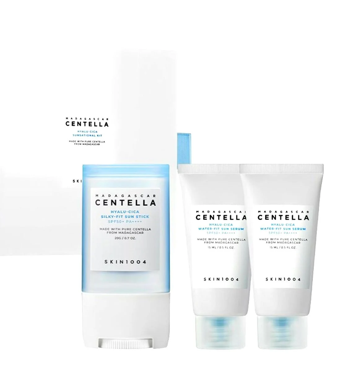 Madagascar Centella Hyalu-Cica Sunsational Kit SUN STICK & SUN SERUMS