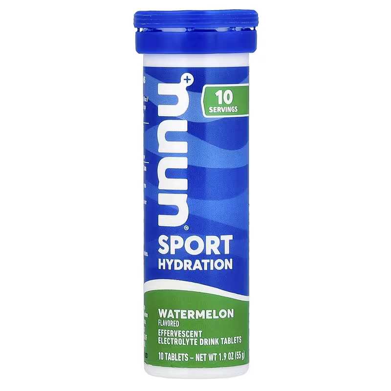 Nuun Sport Hydration Effervescent Electrolyte Drink Watermelon 