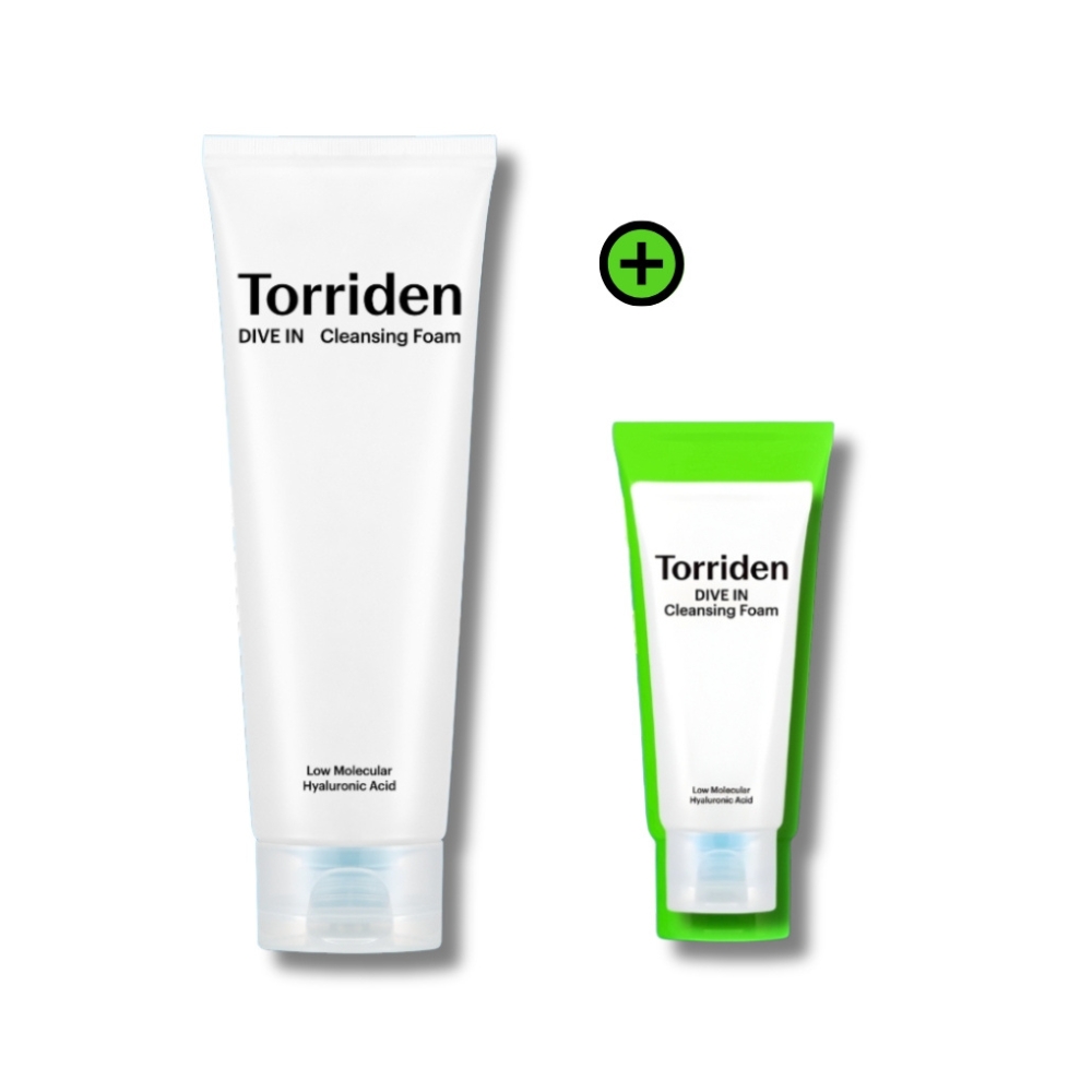 TORRIDEN Dive In Low Molecular Hyaluronic Acid Cleansing Foam + gift
