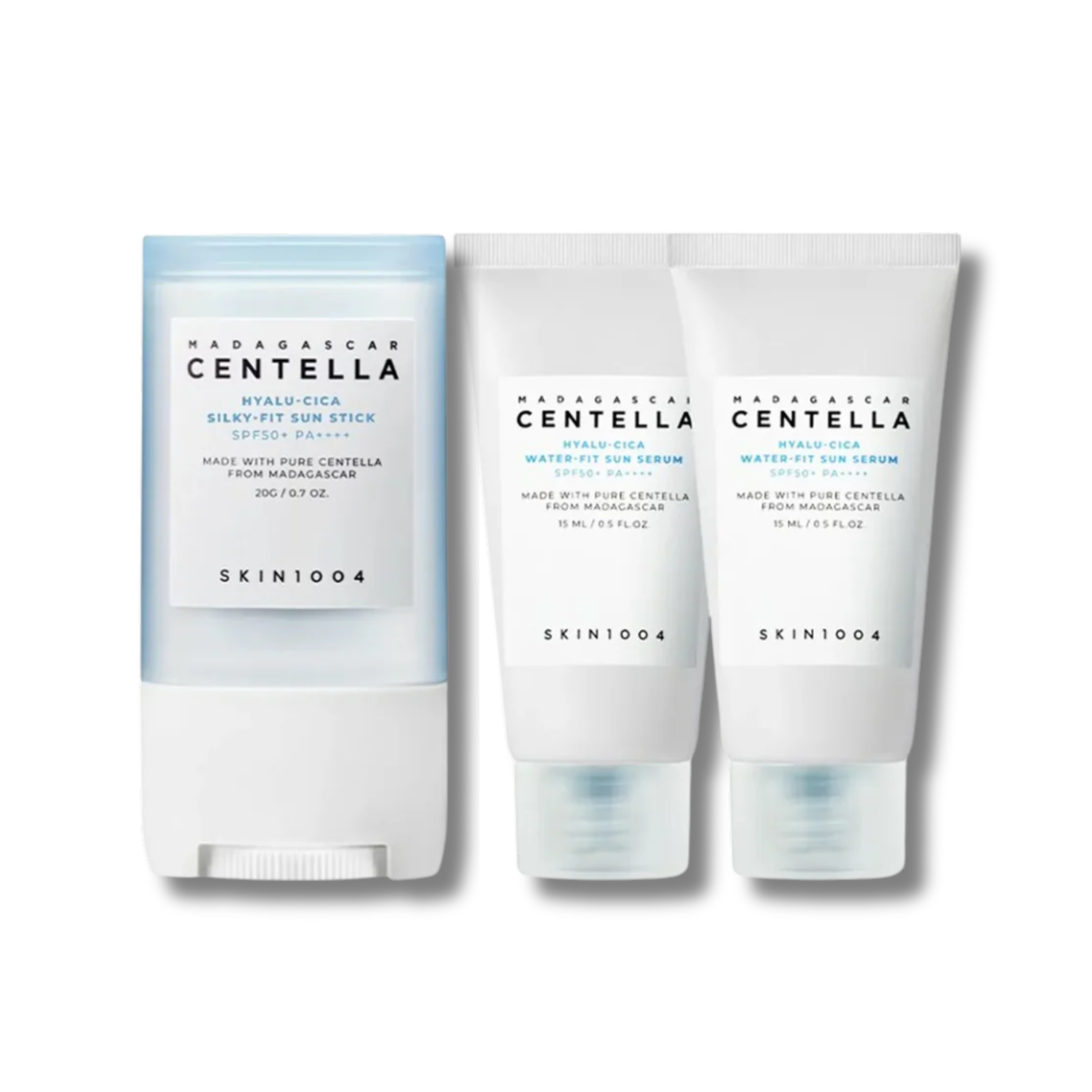 Madagascar Centella Hyalu-Cica Sunsational Kit SUN STICK & SUN SERUMS