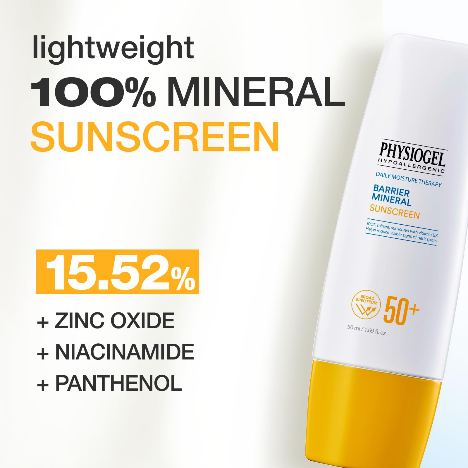  Physiogel Daily Moisture Therapy Barrier Mineral Sunscreen SPF 50+ 