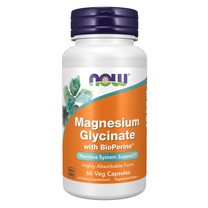 NOW Foods Magnesium Glycinate with BioPerine
