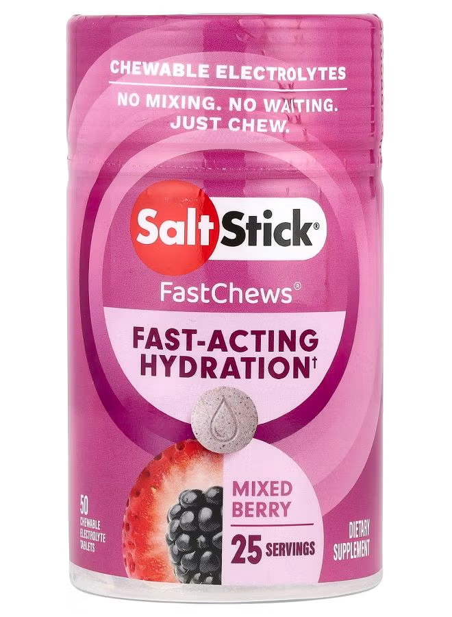  SaltStick FastChews Chewable Electrolytes Mixed Berry