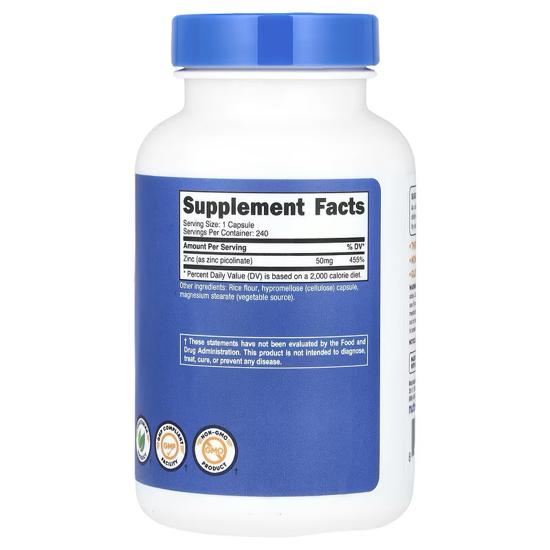 Nutricost Zinc Picolinate 50mg