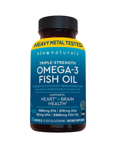 Viva Naturals Omega-3 Fish Oil  Triple Strength 