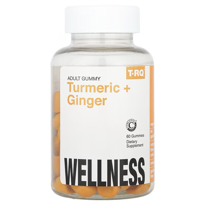T-RQ Turmeric + Ginger Gummies