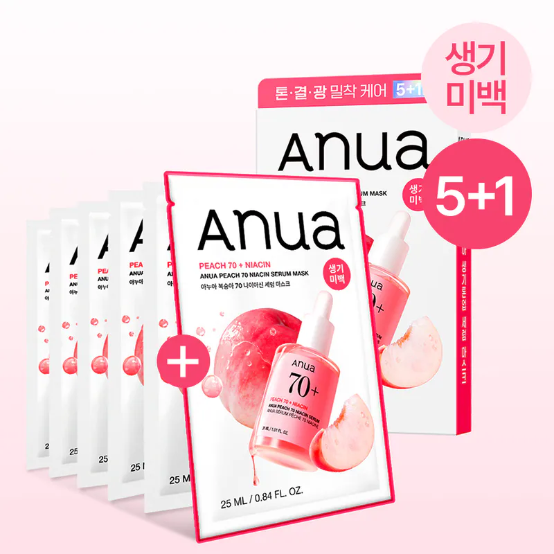 Anua Peach 70 Niacin Serum Mask