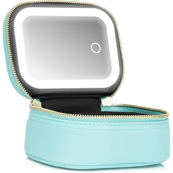 Portable LED Vanity Mirror Case