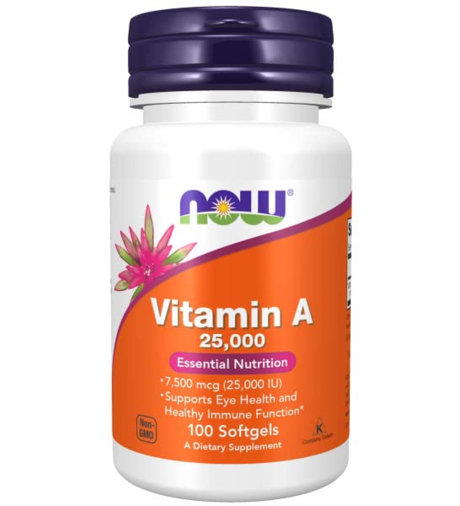Now Foods Vitamin A 25000 IU 