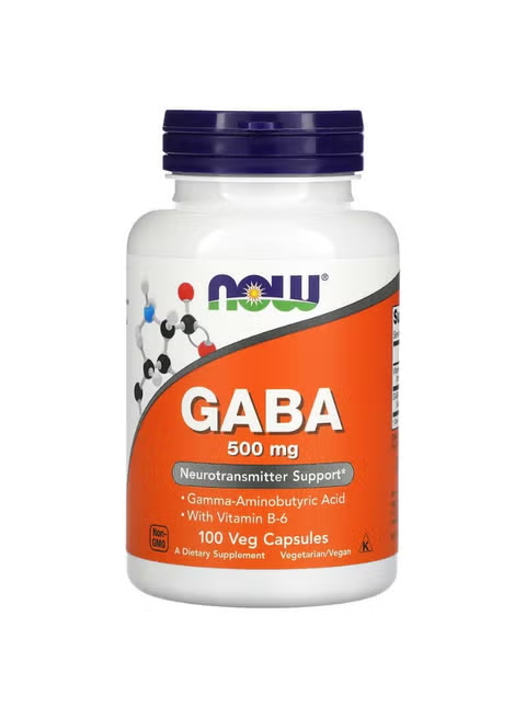 Now Foods Gaba 500Mg 