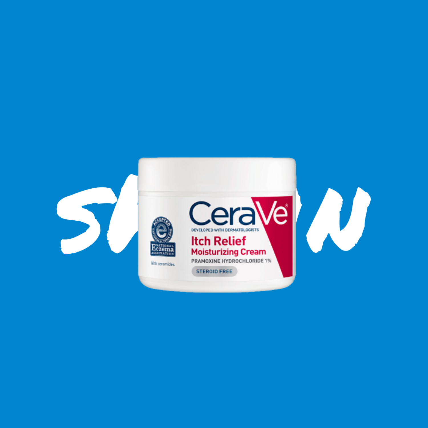 Cerave Moisturizing Cream For Itch Relief 16 Oz 473Ml