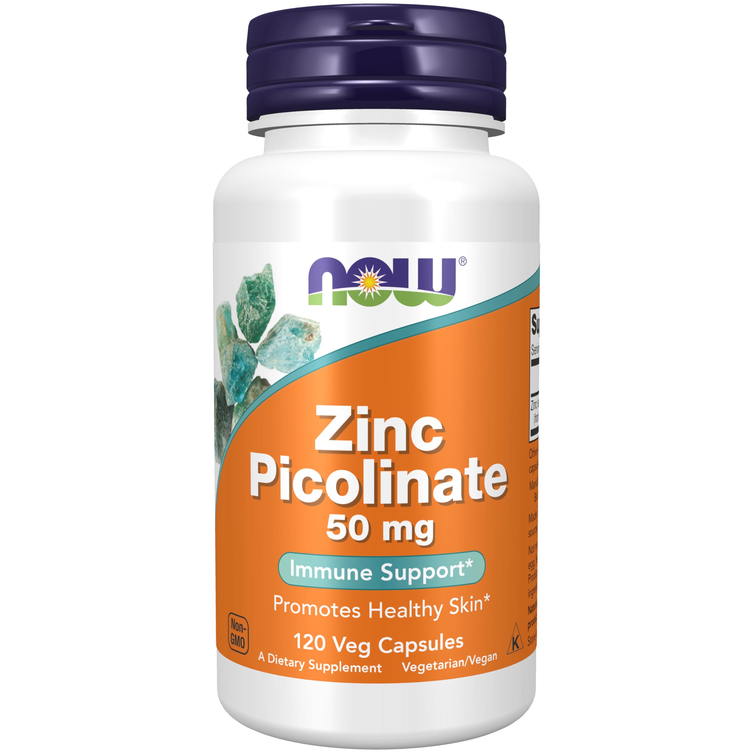 NOW Foods Supplements Zinc Picolinate 50mg