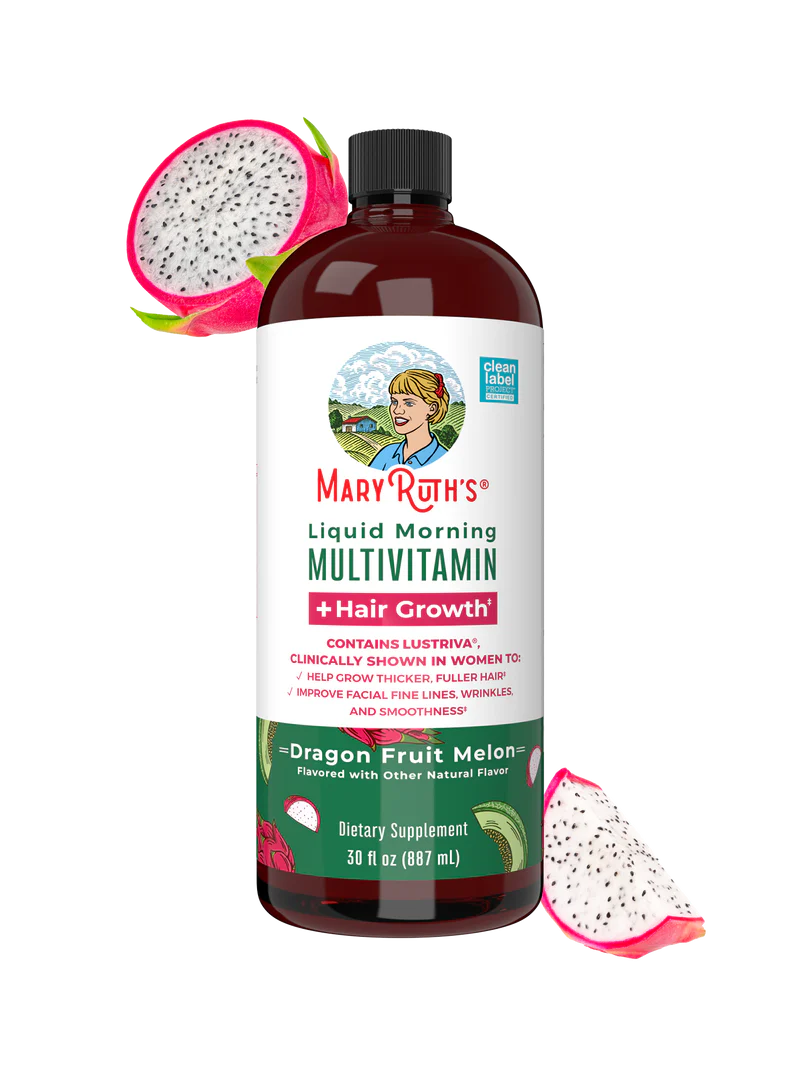 MaryRuth Liquid Morning Multivitamin + Hair Growth Vitamin Supplement