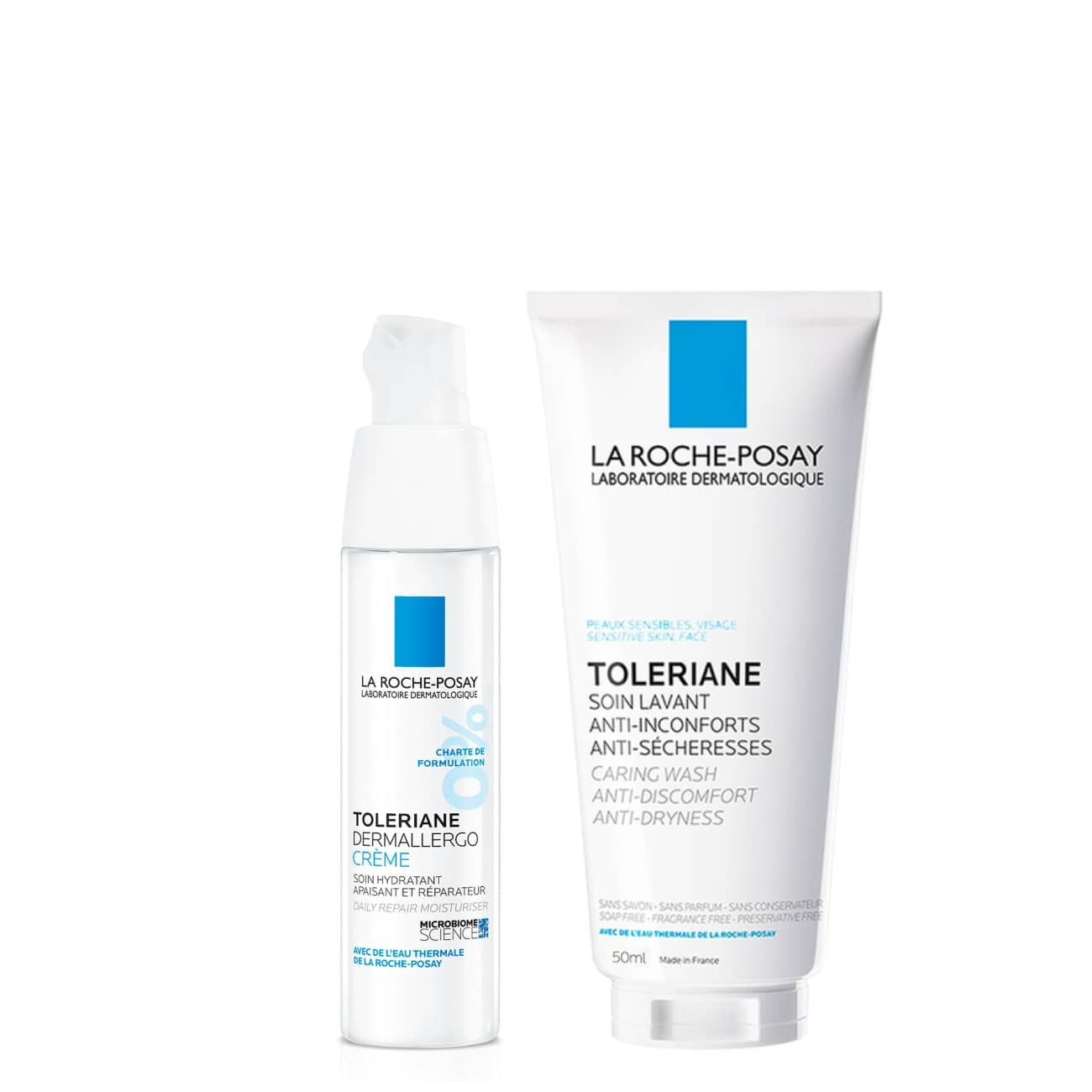 La Roche Posay Toleriane Dermallergo Cream + Caring Wash
