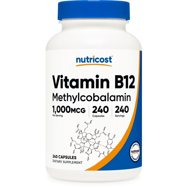 Nutricost Vitamin B12 Methylcobalamin 1000mcg