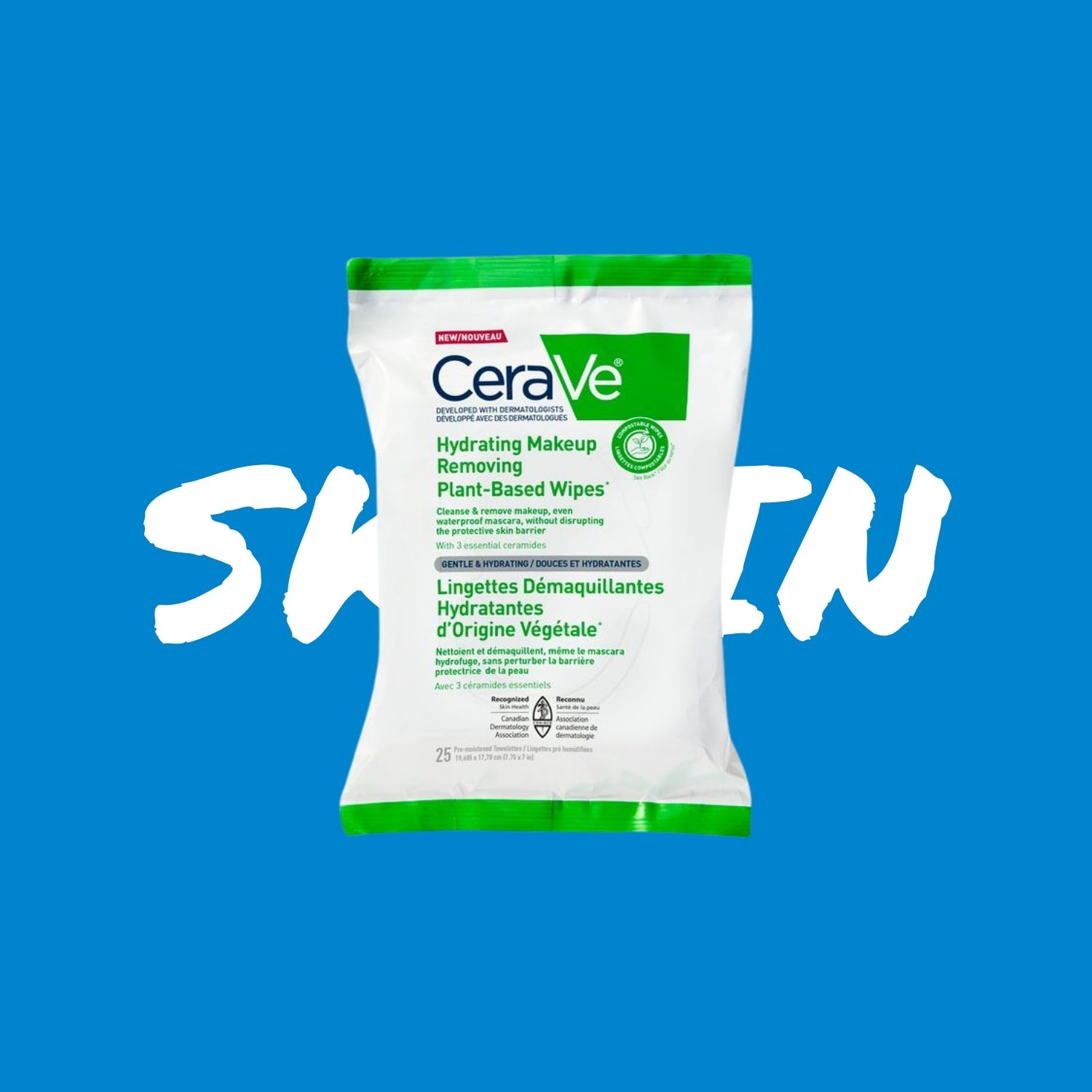 CeraVe Hydrating Makeup Removing Plant-Based Wipes