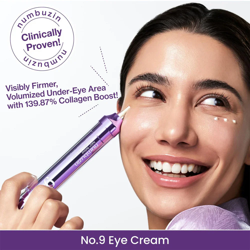 numbuzin- No.9 NAD+ Retinol Volumetox Eye Cream