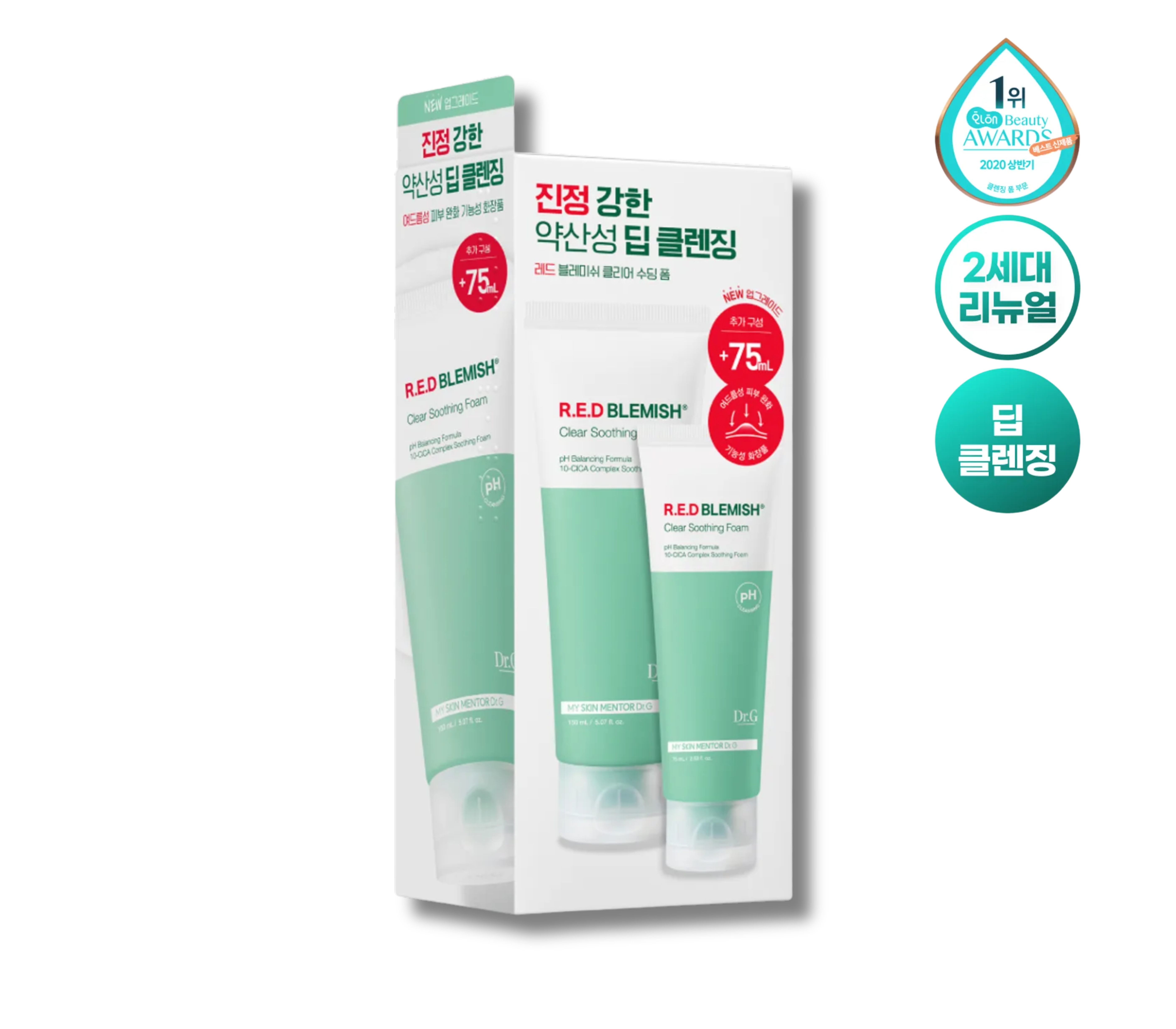 Dr.G pH Cleansing Red Blemish Clear Soothing Foam