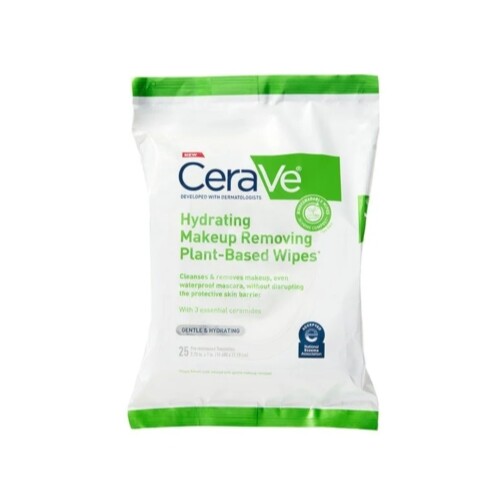 CeraVe Hydrating Makeup Removing Plant-Based Wipes