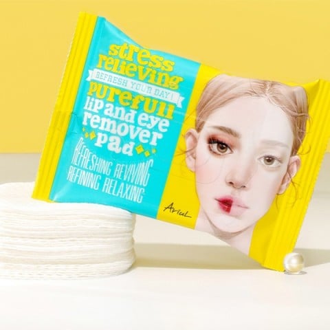 Ariul Stress Relieving Purefull Lip and Eye Remover Pad