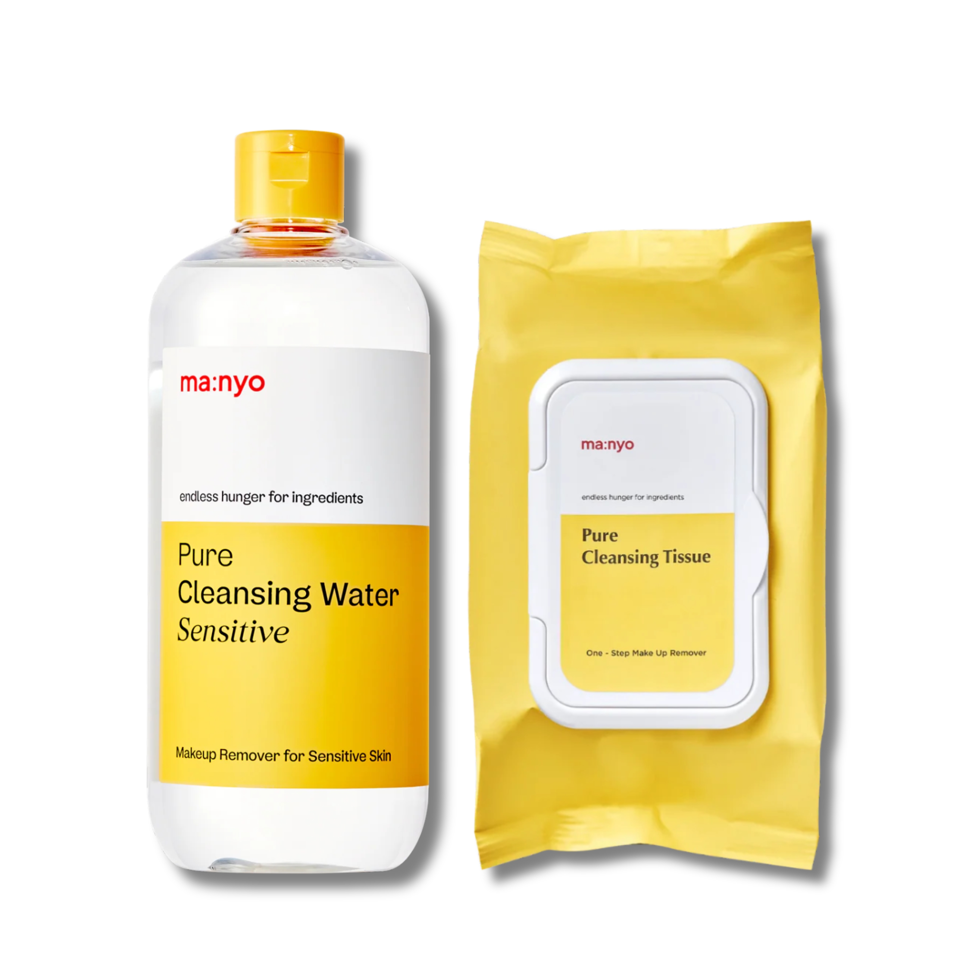 Manyo Pure Cleansing Water Sensitive & Cleansing Tissue Set