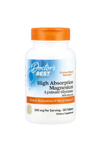 Doctor's Best Doctor's Best High Absorption Magnesium 200mg