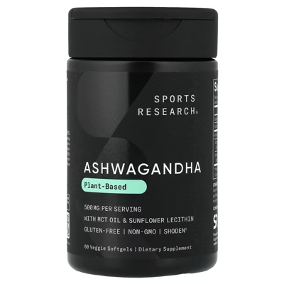 Sports Research Plant-Based Ashwagandha KSM-66