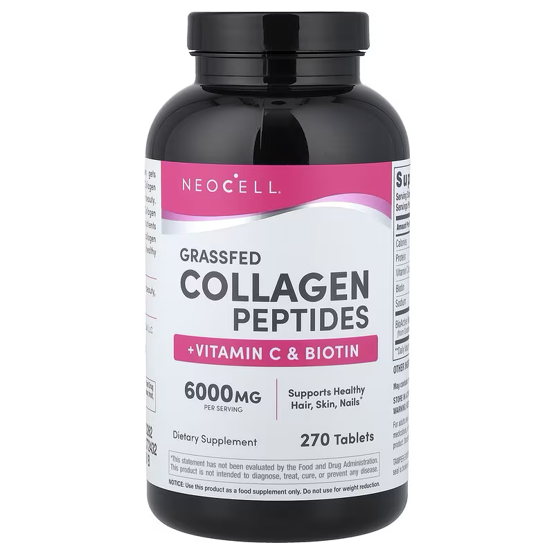 NeoCell Grassfed Collagen Peptides + Vitamin C & Biotin 3,000mg