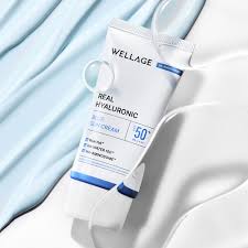 WELLAGE Real Hyaluronic Blue Sun Cream Set
