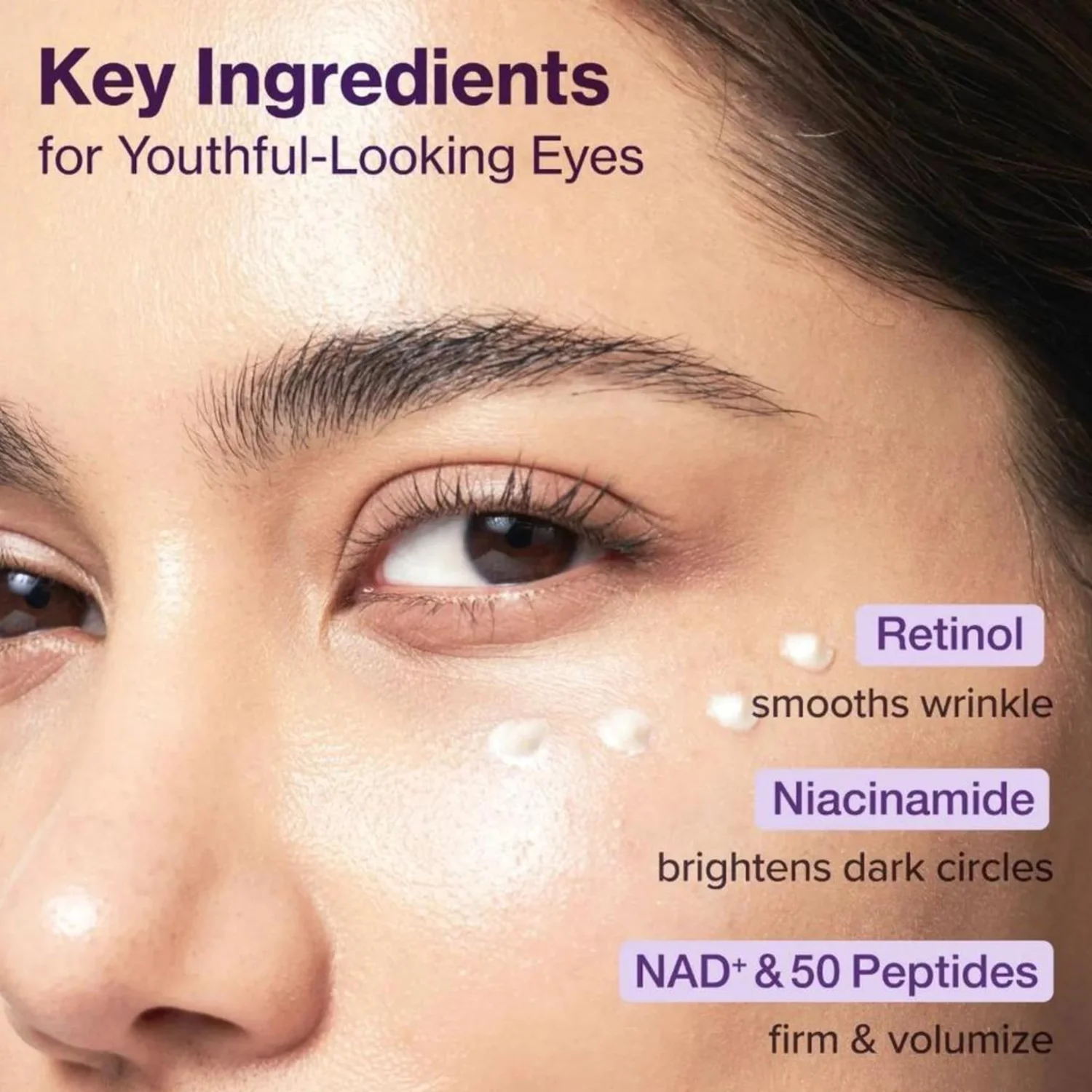 numbuzin- No.9 NAD+ Retinol Volumetox Eye Cream