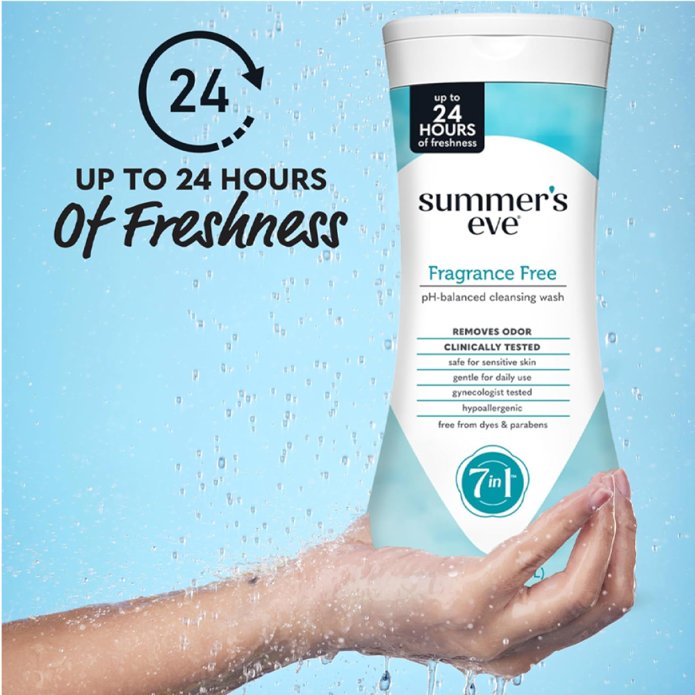 Summer's Eve Fragrance Free All-Over Feminine Wash