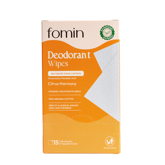 Fomin Deodorant Wipes W/ AHA - Citrus Harmony