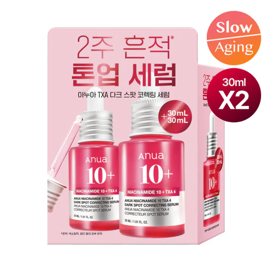 Anua Niacinamide 10+ TXA 4 Serum Double Pack