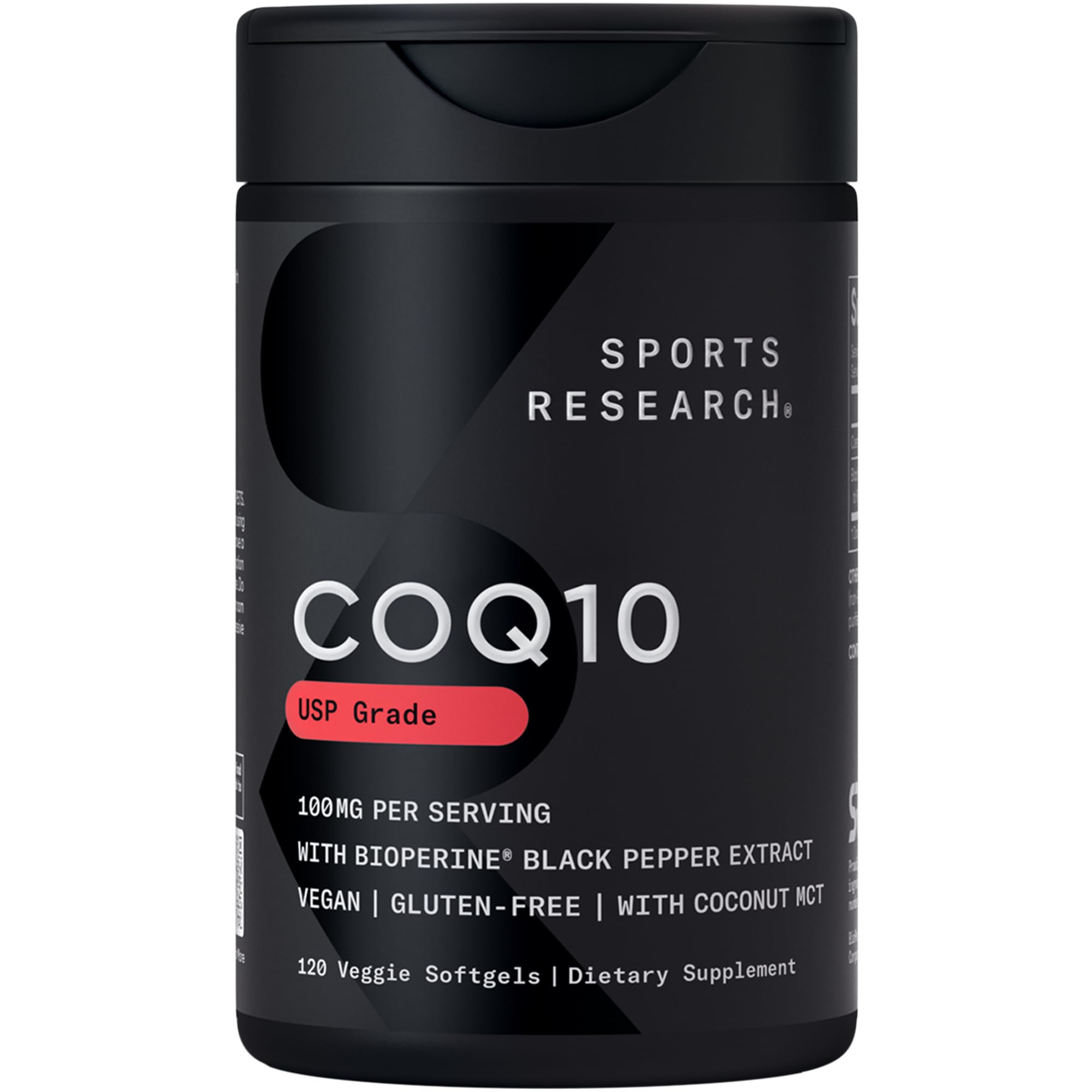  Sports Research CoQ10 USP Grade with BioPerine