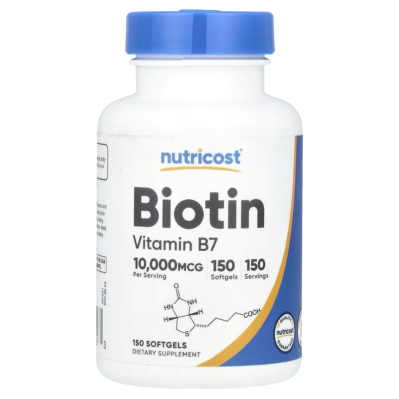 Nutricost Biotin (Vitamin B7) 10,000mcg