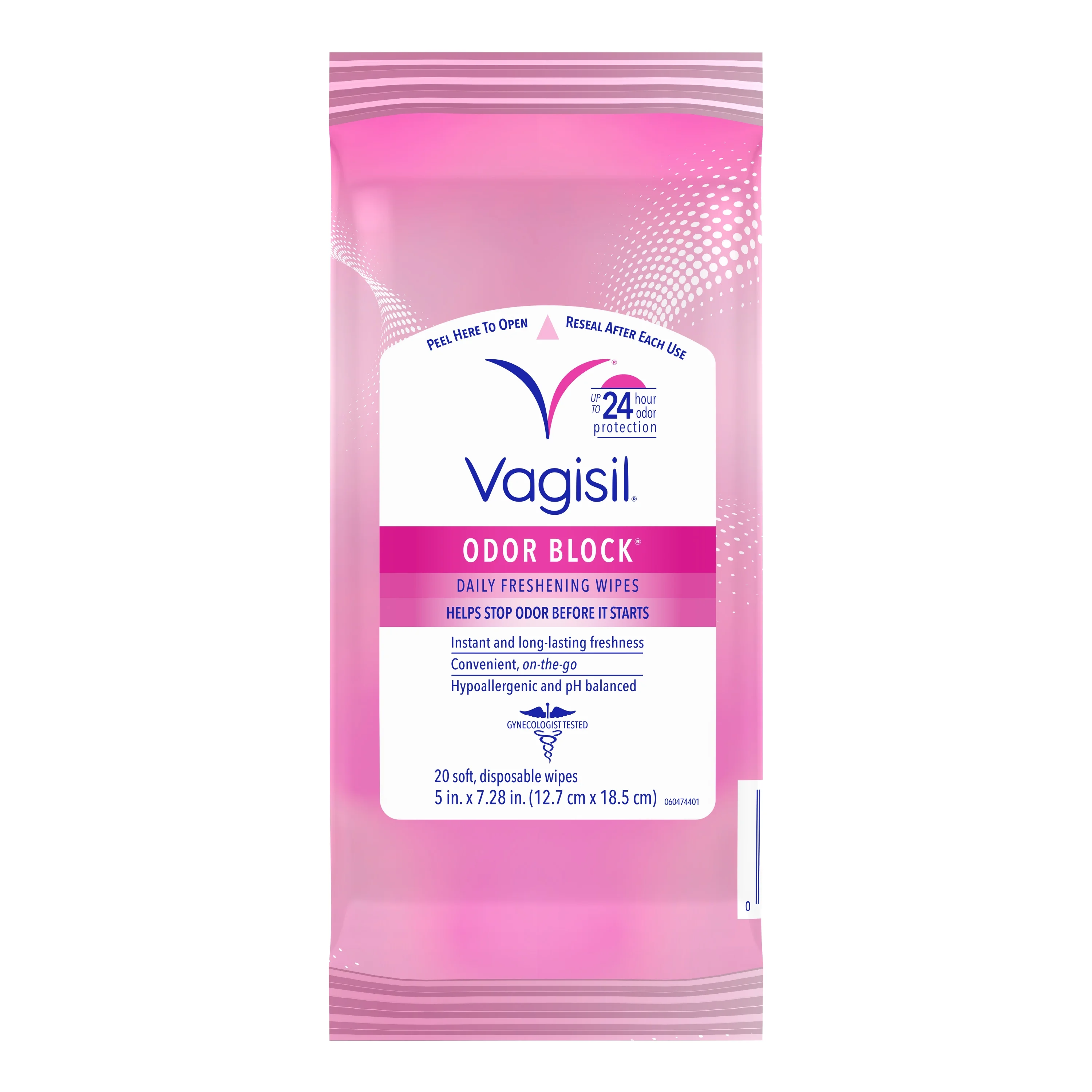 Vagisil Odor Block Daily Freshening Wipes