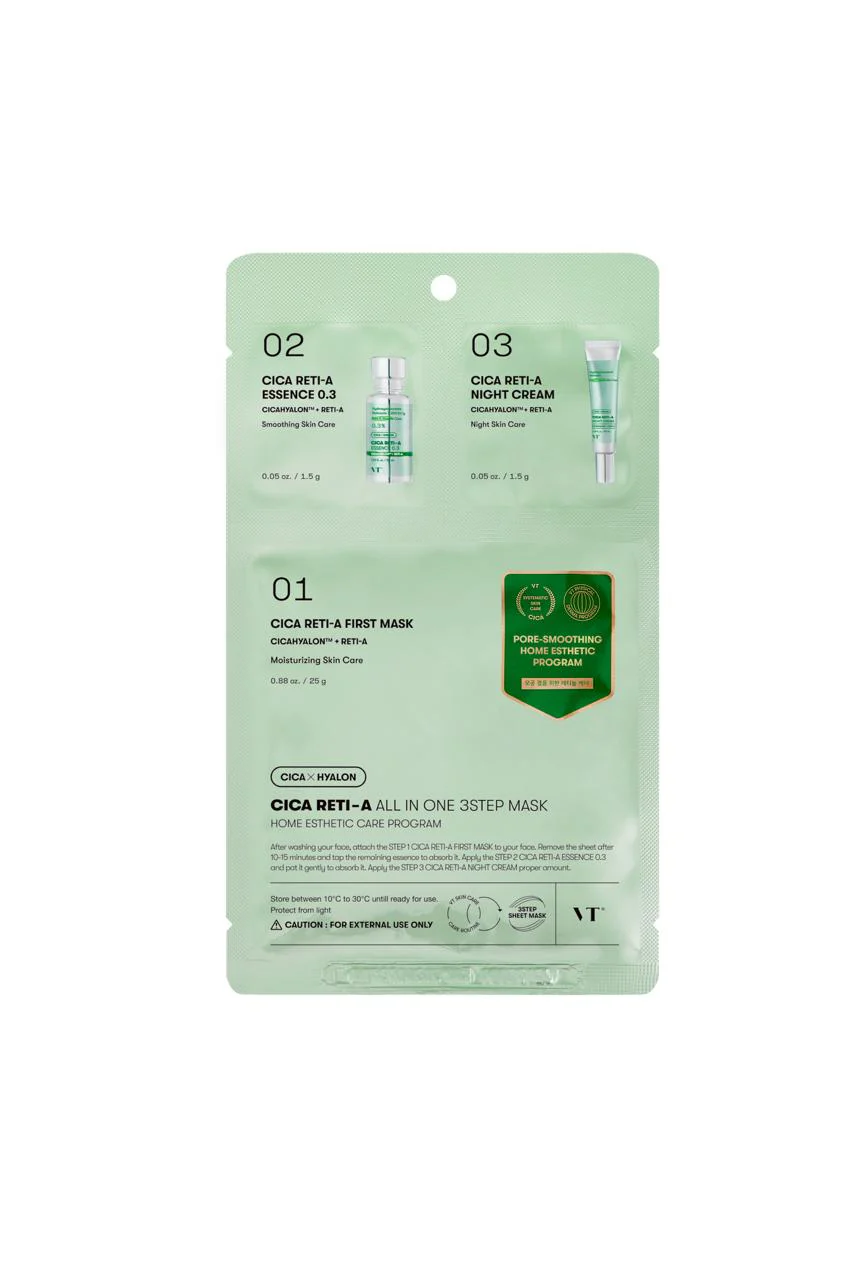 VT Cica Reti-A All-In-One 3 Step Mask
