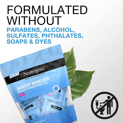Neutrogena Makeup Remover Ultra-Soft Cleansing Towelettes