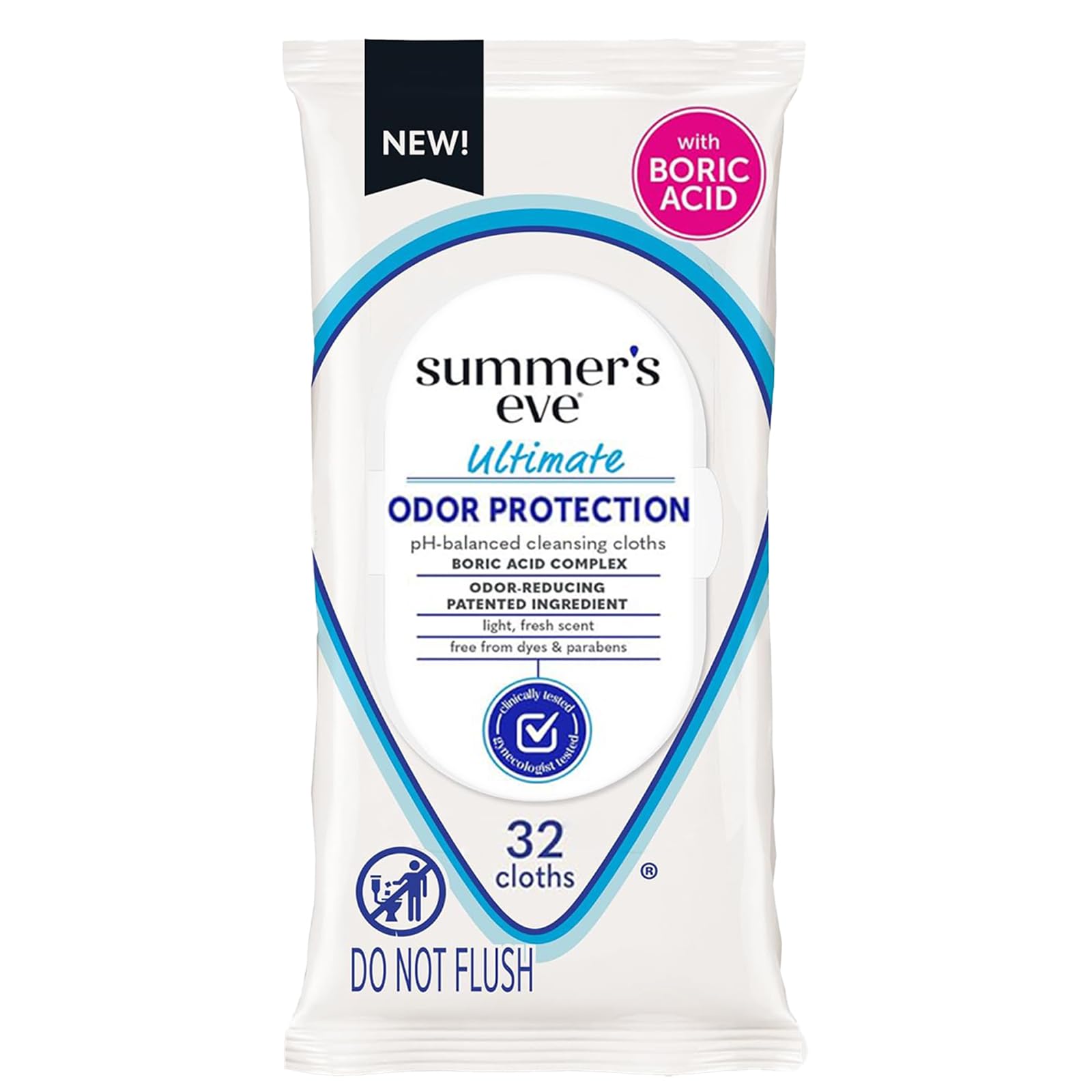 Summer's Eve Ultimate Odor Protection Daily Feminine Wipes