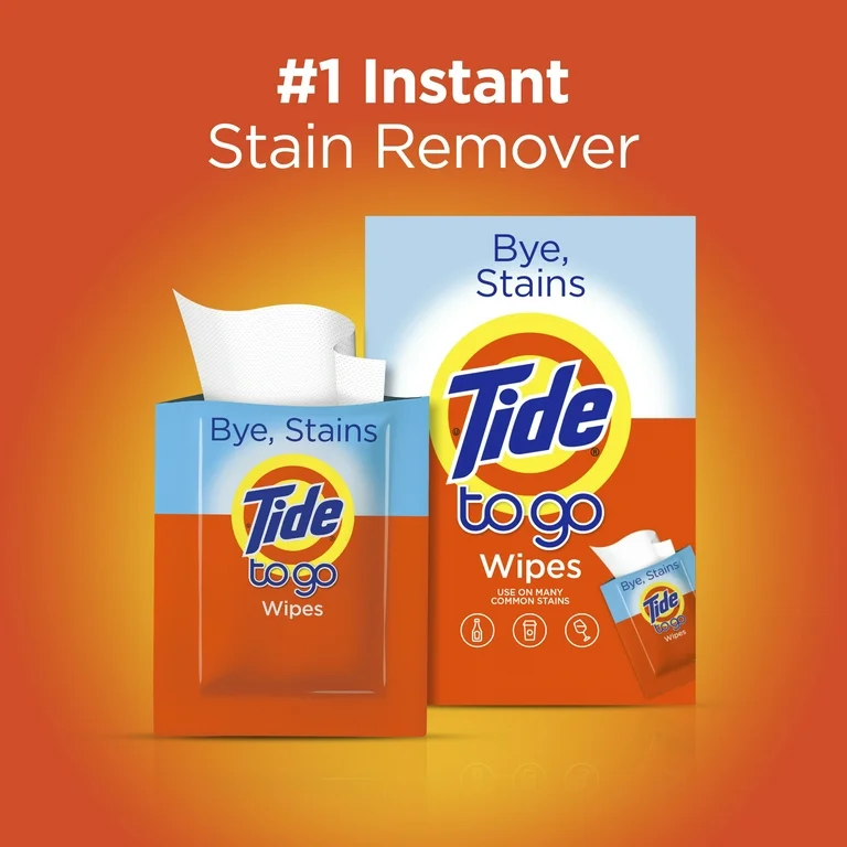 Tide to Go Instant Stain Removing Wipes 