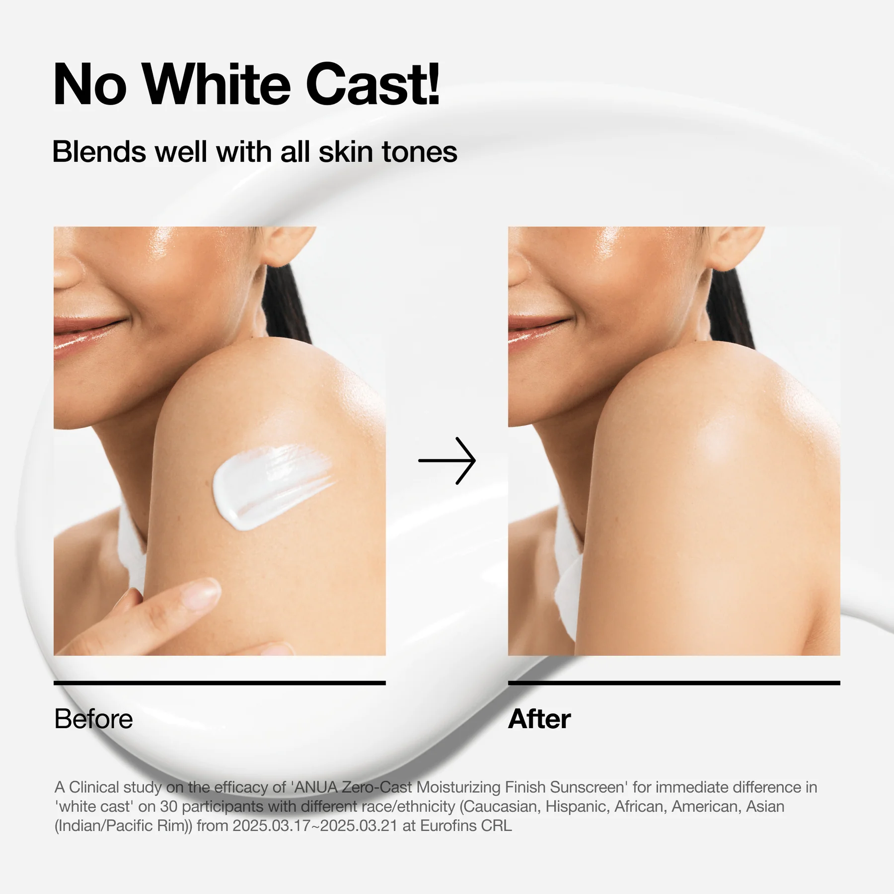 ANUA Sunscreen Zero-Cast Sunscreen
